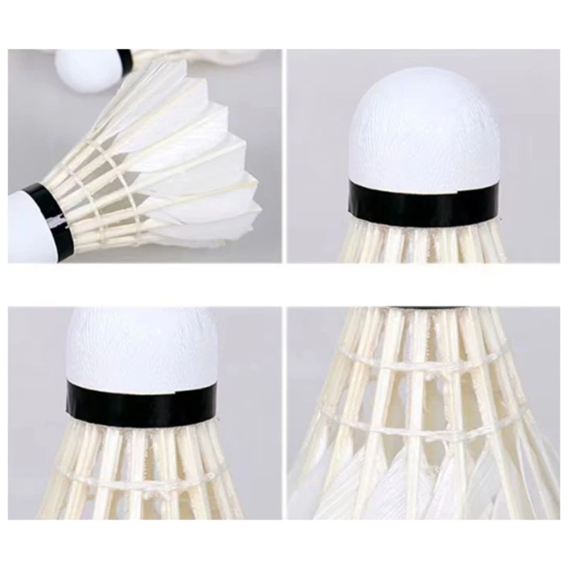 12 Pcs Professional Badminton Shuttlecock Lightweight Training Sport Badminton Ball High Speed Badminton Birdies