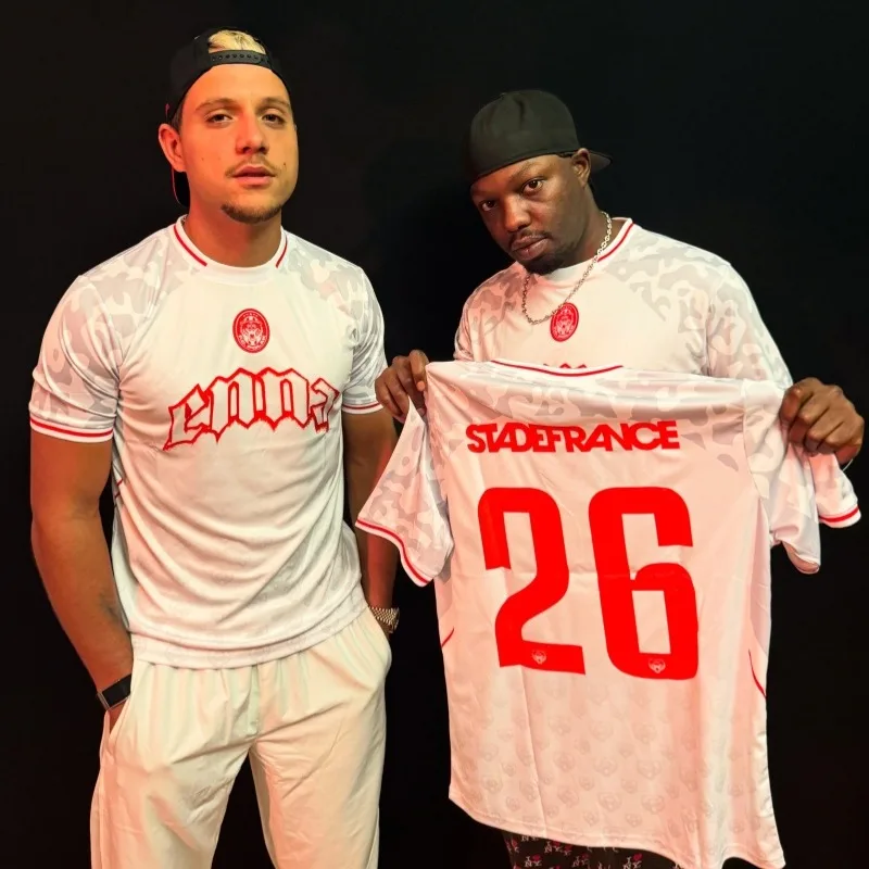 2026 New Plk French Rap Style Soccer Jersey –Breathable Short-Sleeve Sports Fan T-Shirt Unisex/Streetwear Style –Family Matching