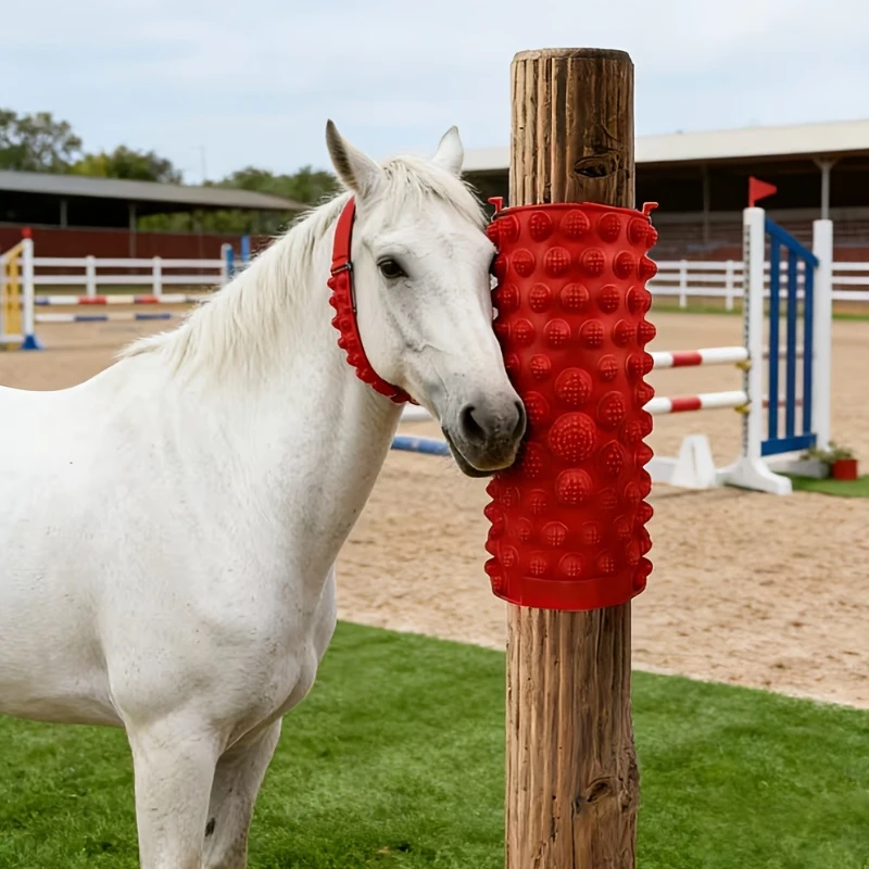 6 Pack Random Color Heavy Duty Livestock Scratching Pad Board, Durable Horse Body Massage Scratcher Brush, Itch Relief Accessory