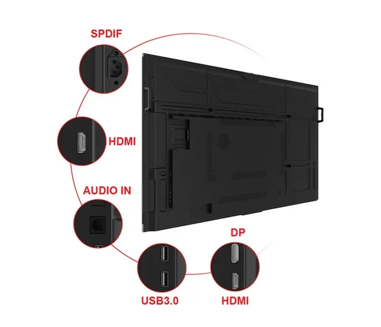 Smart Whiteboard 65-inch LCD Touchscreen Smart Whiteboard Interactive Whiteboard for Meetings and Classrooms