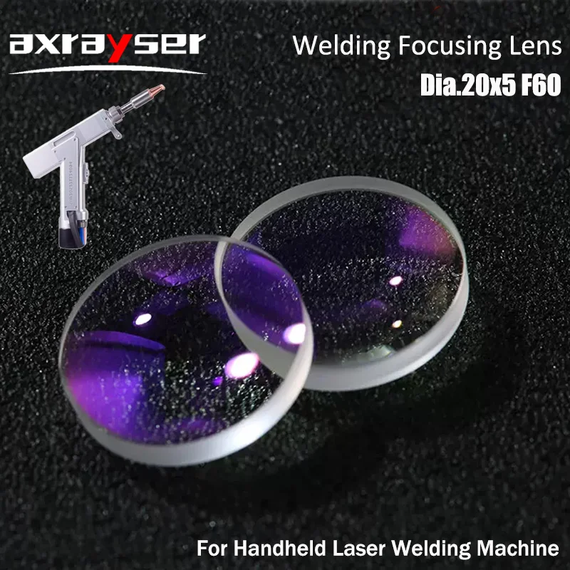 Hand-held Welding Focus Collimator Lens D20 F50/120/150mm Laser Welder Head Lenses For Fiber 1064nm Cutting WSX HANWEI SUP QiLin