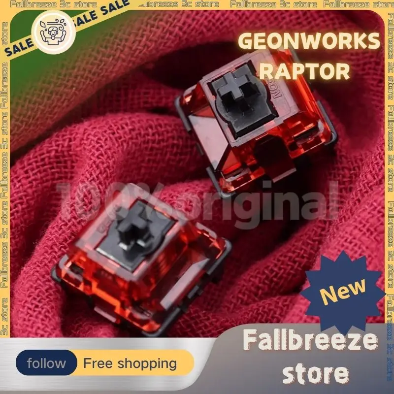 Geonworks Raptor Mx interruptor magnético 42g Raptor He Gaming gatillo electromagnético interruptor lineal accesorio regalo personalizado