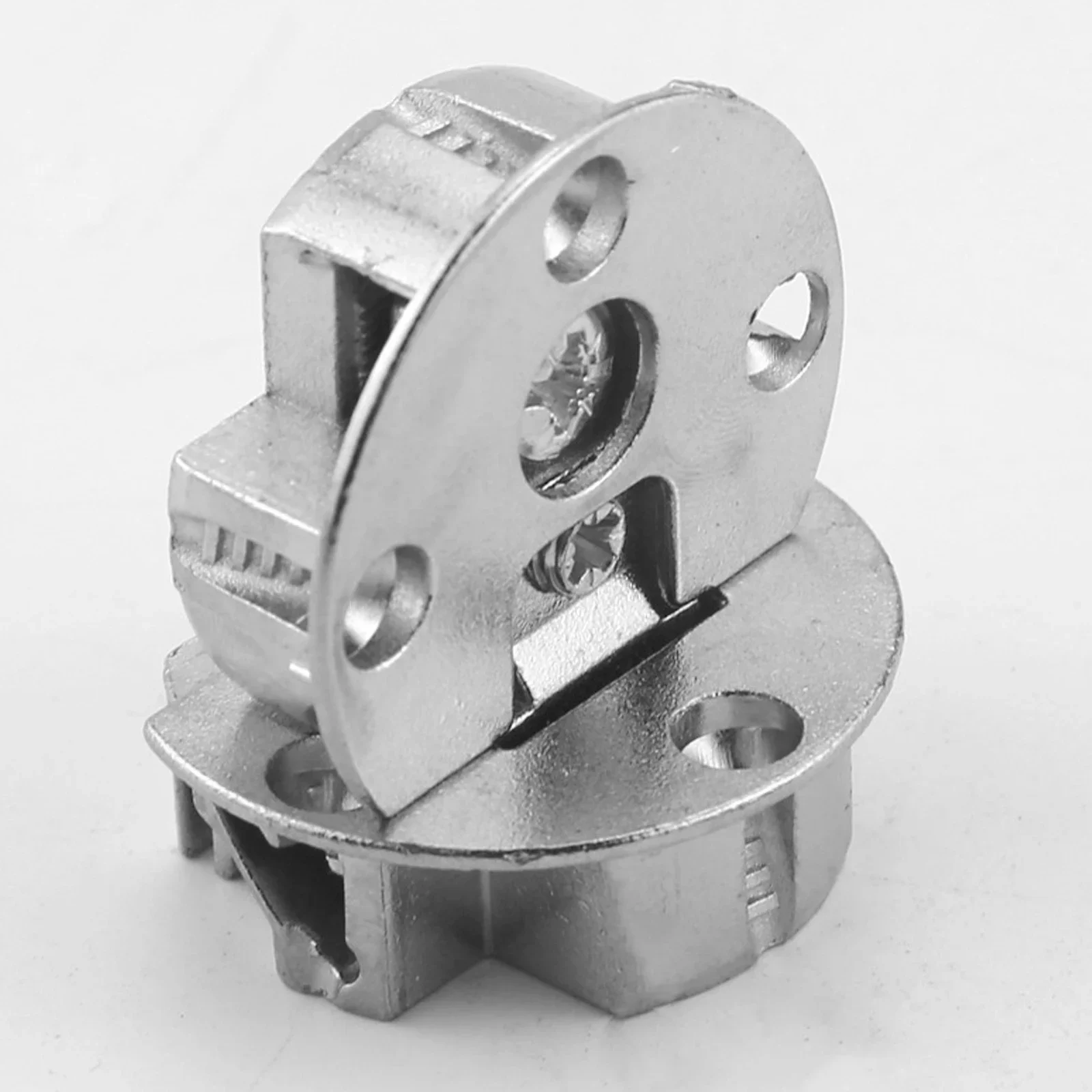 2pcs 90 Degree Folding Hinge Adjustable Flap Slide-in Up-down Detachable Concealed Cross Hinge Adjustable Zinc Alloy Hardware
