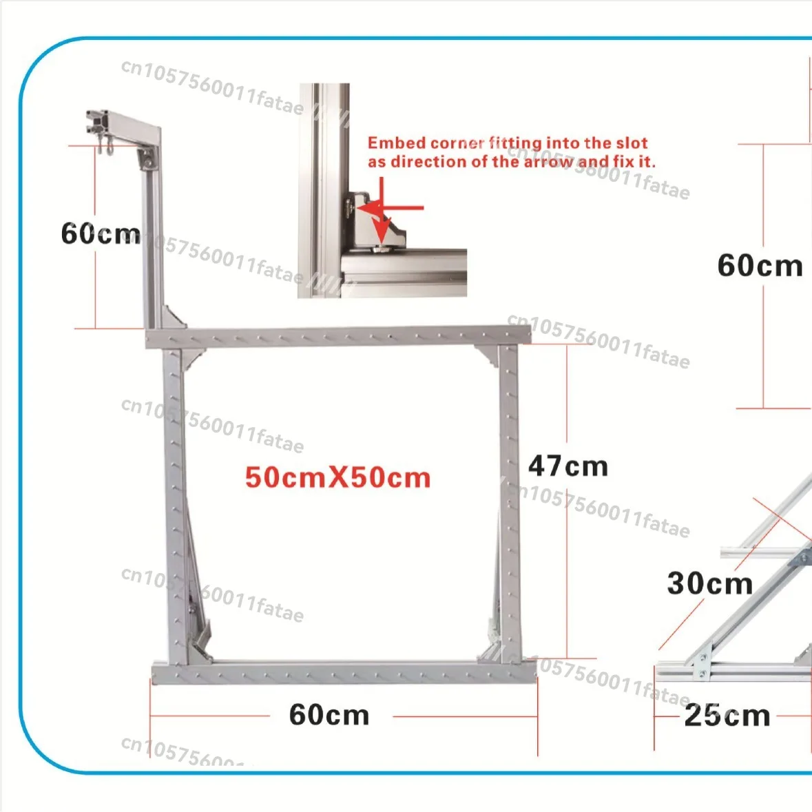 

Handmade DIY Carpet Frame Aluminum Alloy Tufted Frame