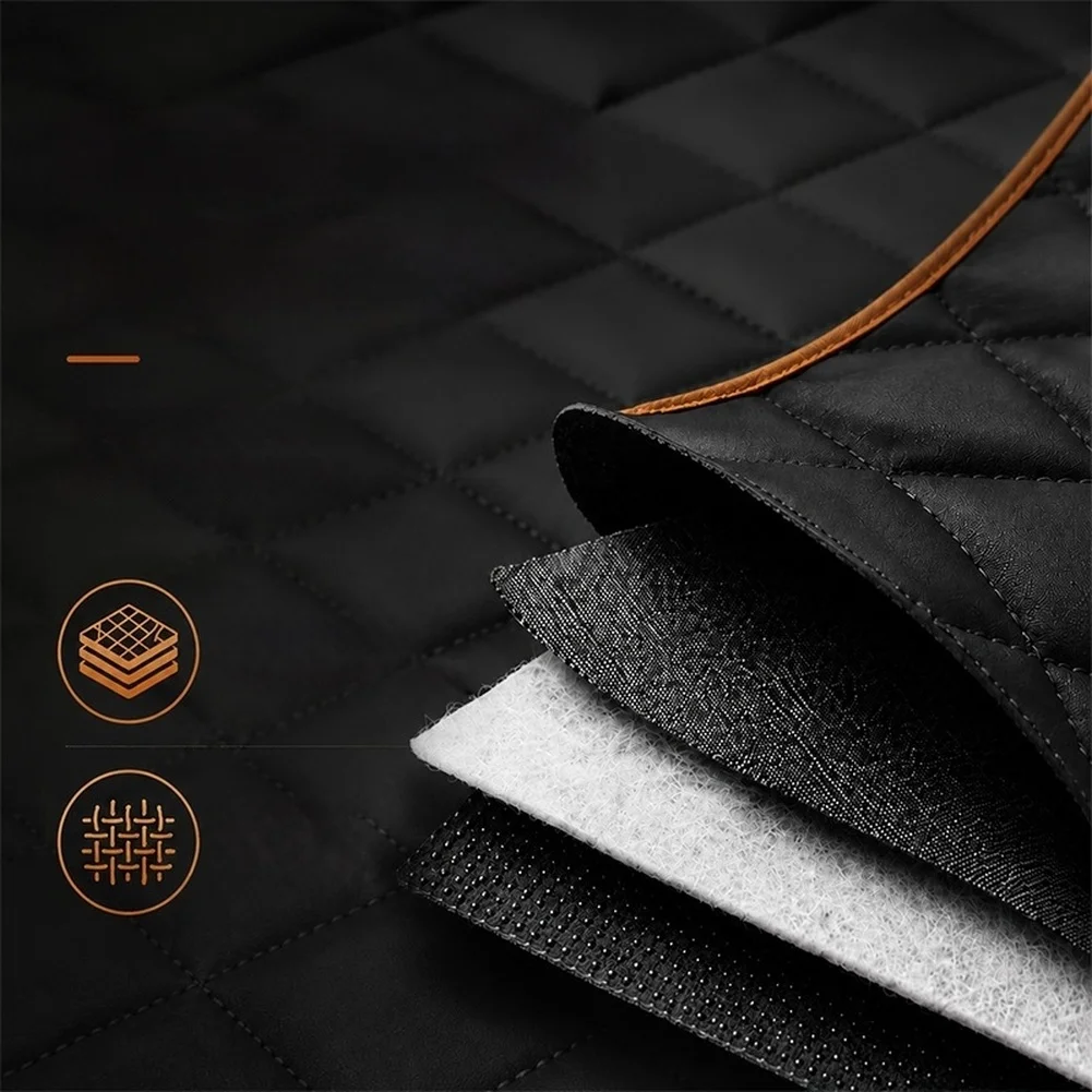 Pet Seat Pad for Car For back Seat 136 135cm Waterproof Multi Layer Fabric Non-Slip Design Quilted Construction
