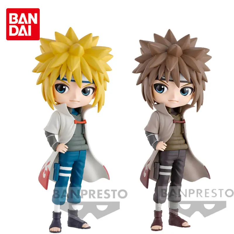 

Bandai Original Banpresto NARUTO Q Posket Namikaze Minato A B Anime Action Figures Toys for Boys Girls Kids Gift