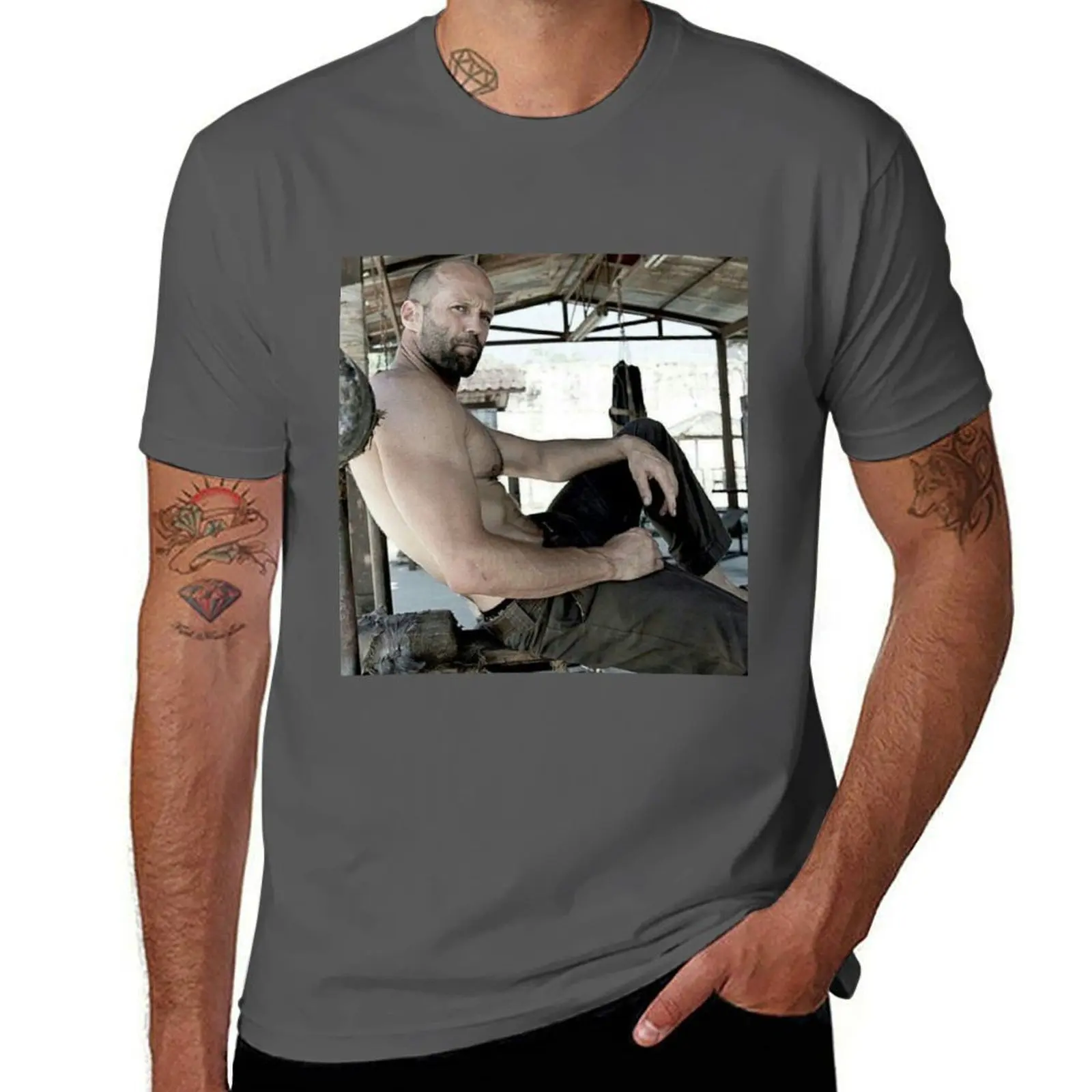 

jason statham T-Shirt men t shirt cotton 100% mens graphic t shirts t shirt personalised T-Shirt