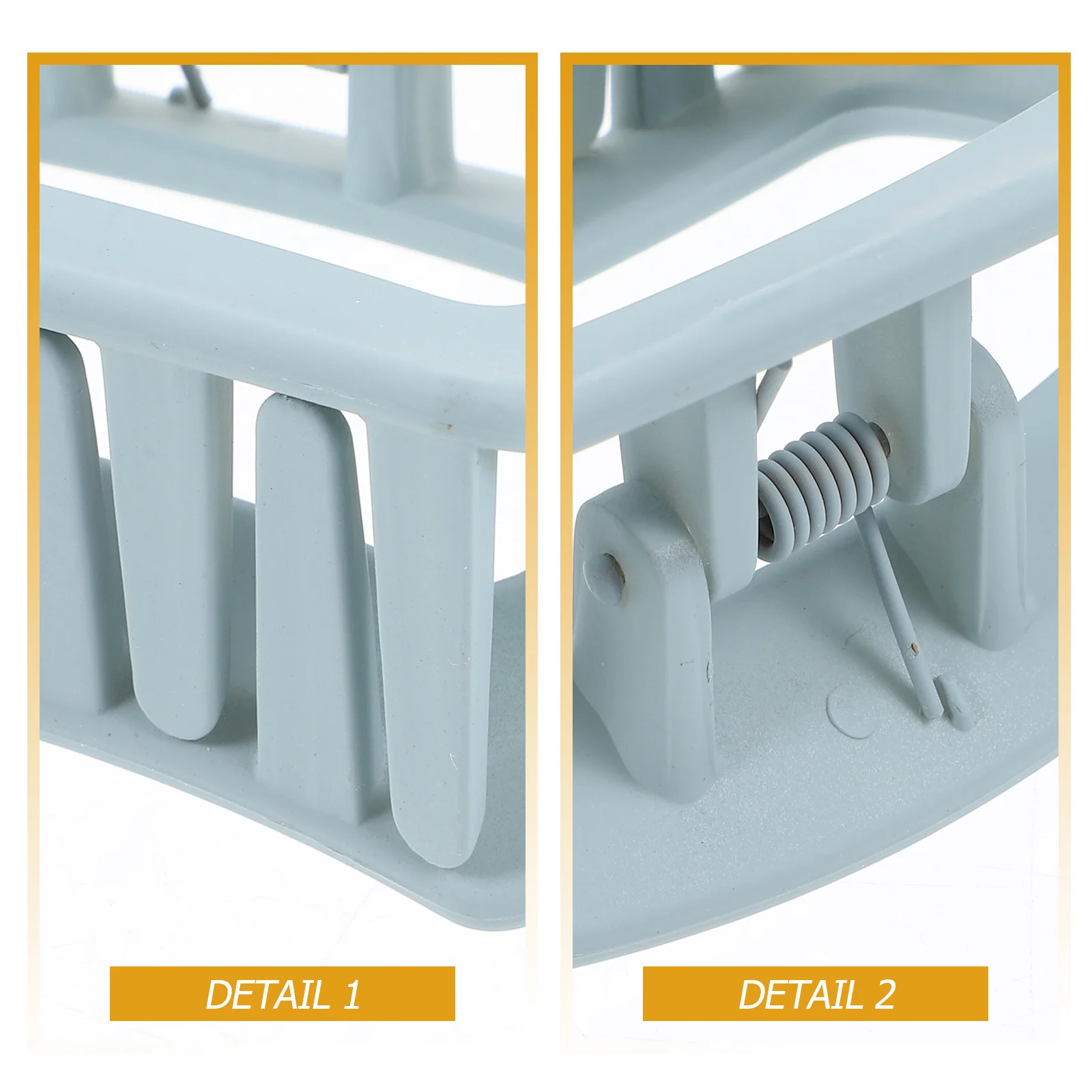 

6 шт. пластиковые зажимы для волос, прочные женские зажимы для челюстей, легкий зажим для волос, подходит для ванны, макияжа, приготовления пищи, зажим для челюсти