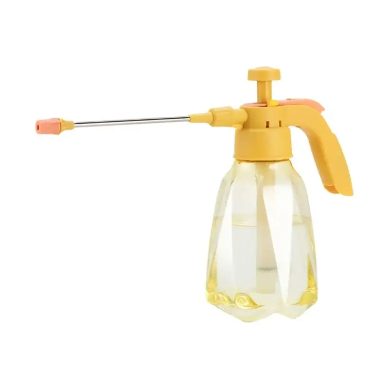 E8BD Plastic Watering Can with Hand Press Pumping Leakproof Garden Sprayer for Indoor Outdoor Plant Lightweight Water Container