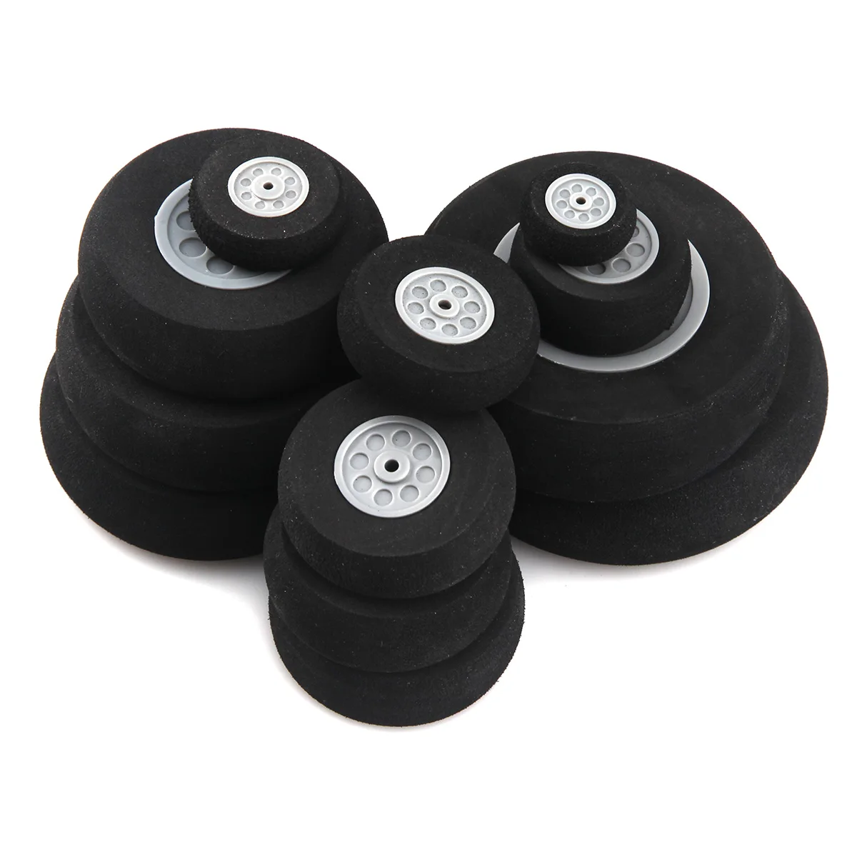 1 Pair Of RC Airplane Part Super Light Sponge Wheel for RC Model Airplane Car From 20mm to 80 mm