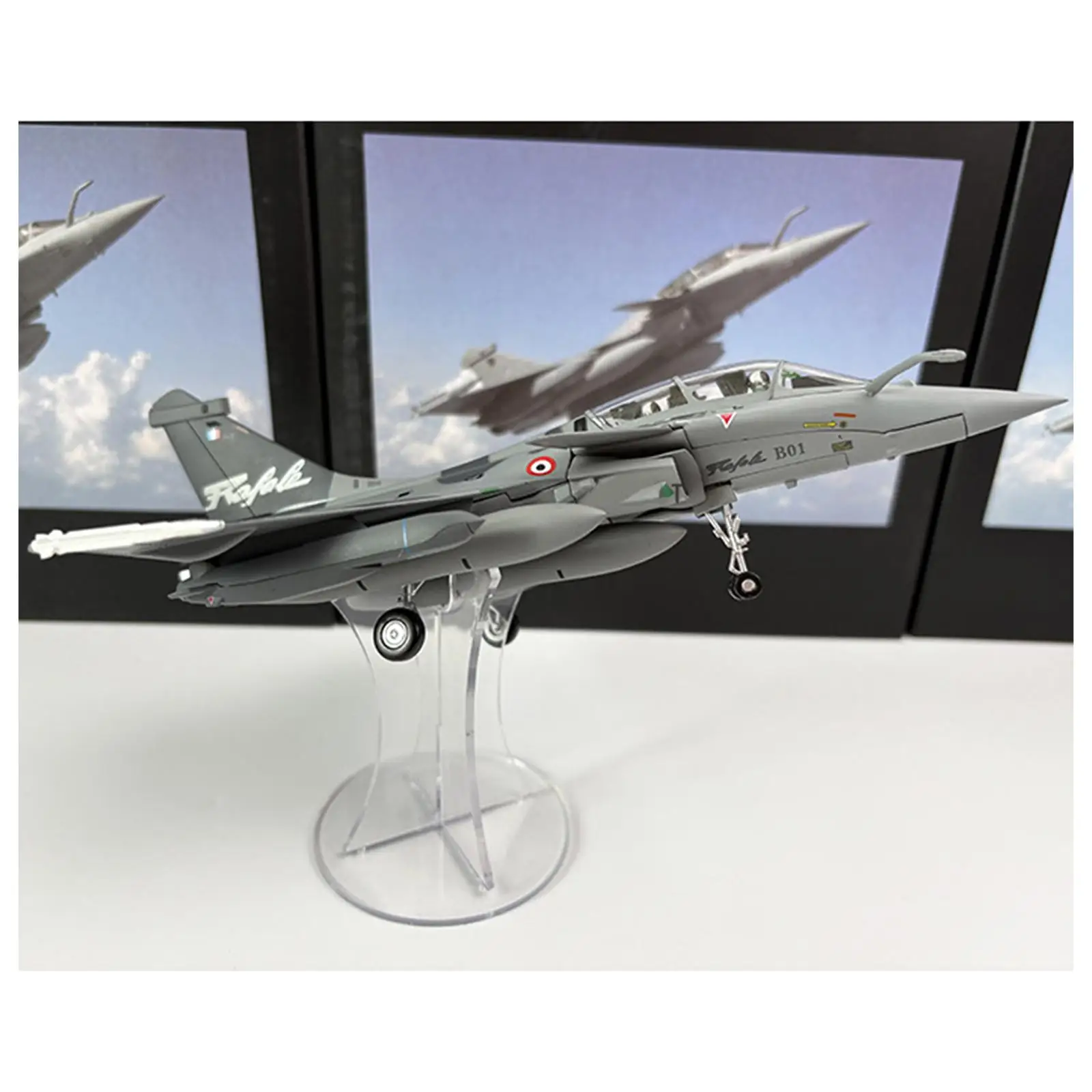 

1:72 Diecast Fighter with Base Ornament Collectibles Airplane Model Toy for Shelf TV Cabinet Bar Office Home