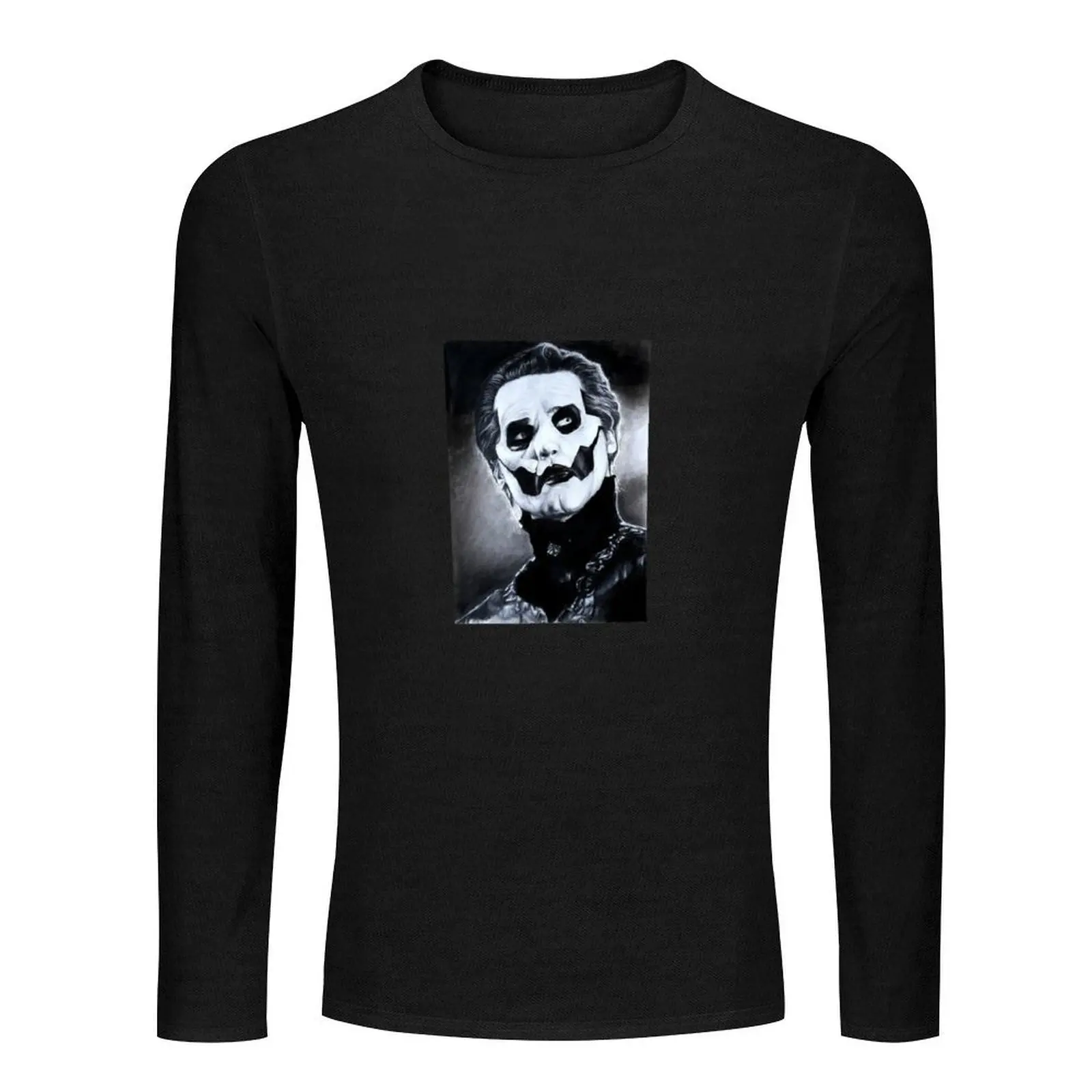 Papa Emeritus IV Long T-Shirt custom t shirt aesthetic clothes fruit of the loom mens t shirts