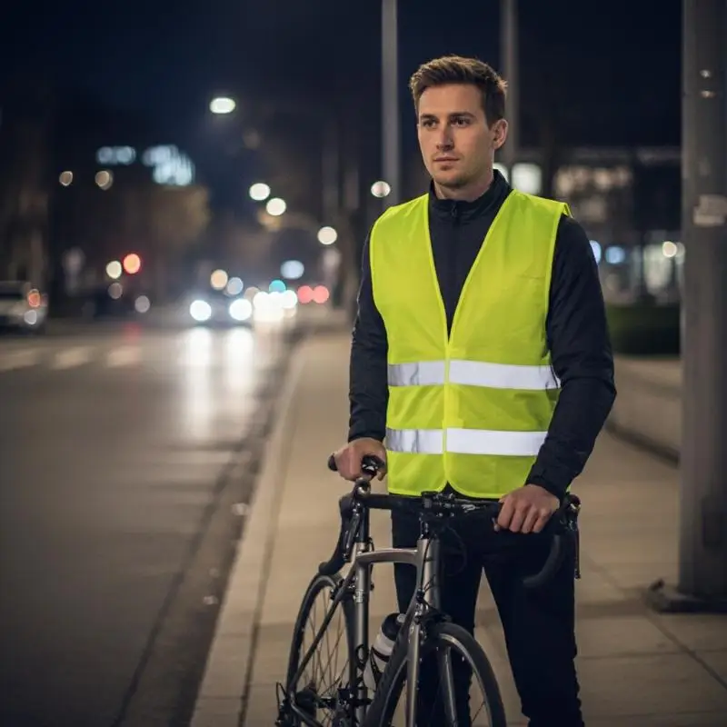 

Safety High Visibility Reflective Strip Vest Construction Site Protection Reflective Vest Car Reflective Vests Reflective Jacket