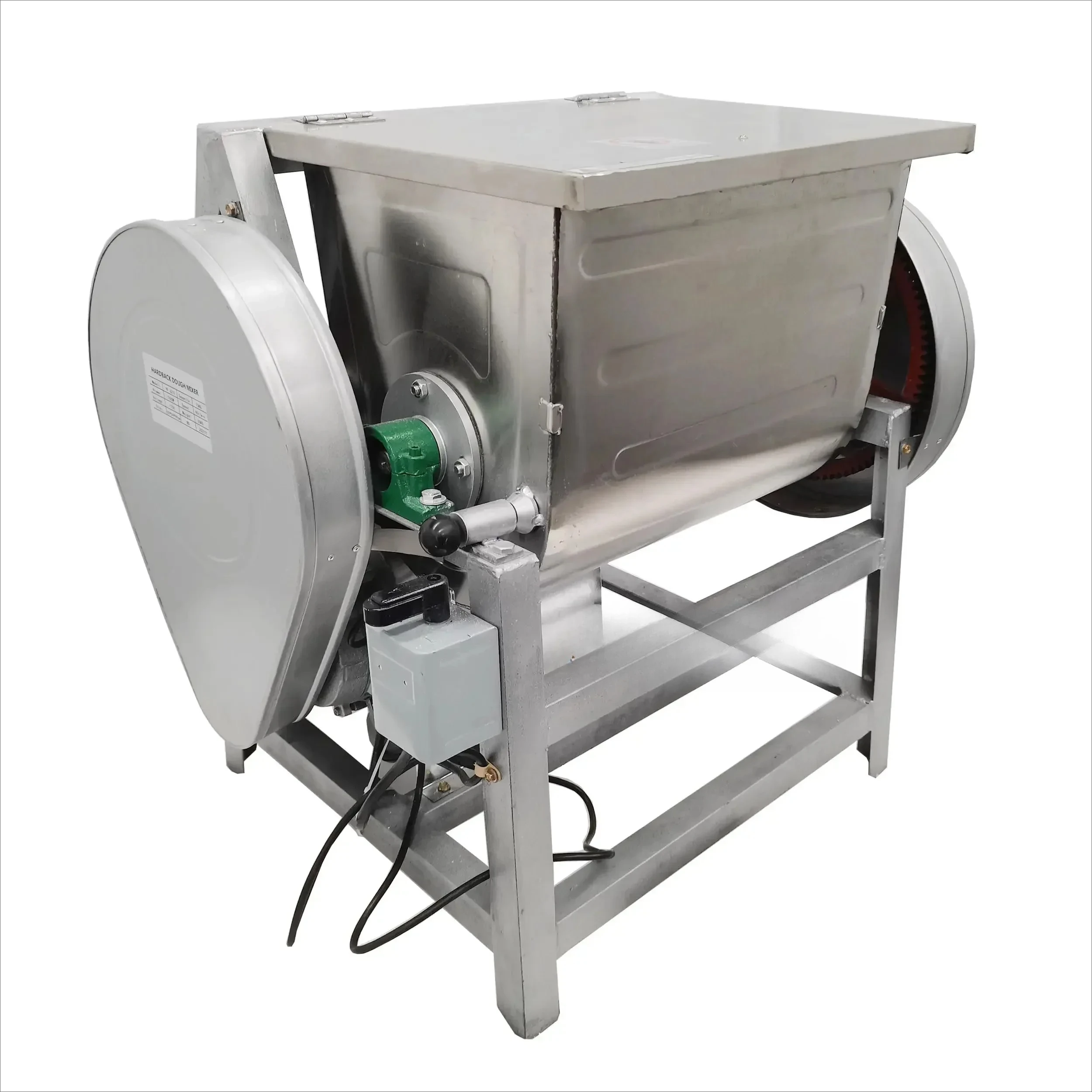 Commercial Spiral Dough Mixer Machine 50kg 25kg 20kg 100kg 10kg Knead Flour Bread Round Knife Flat Knife