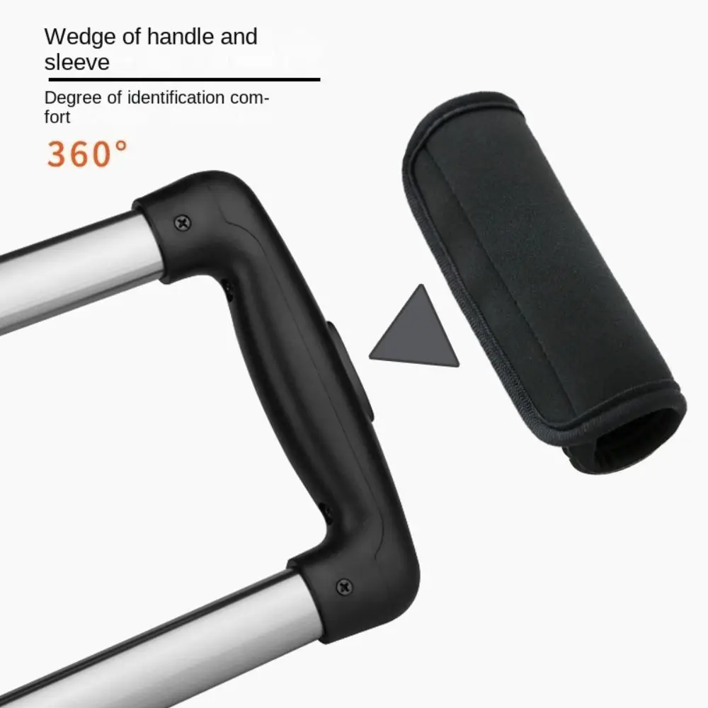 Neoprene Luggage Handle Wrap Solid Color Handle Sleeve Luggage Handle Cover Soft Suitcase Bag Handle Identifier