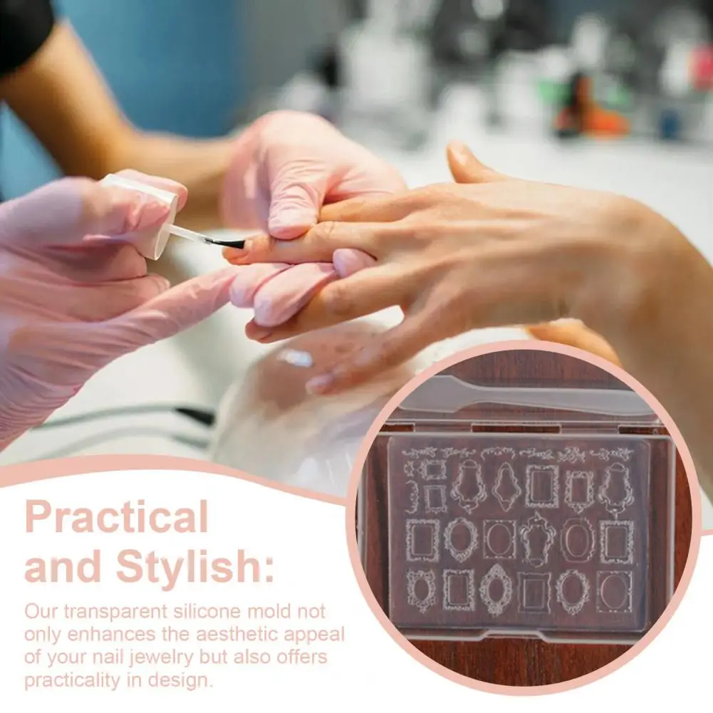 

Гибкая форма для дизайна ногтей, силиконовая форма для дизайна ногтей, набор для изготовления ювелирных изделий, классические узоры, листья, цветы для акрила, дизайн