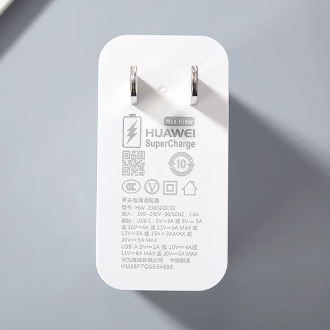 Быстрое зарядное устройство Huawei EU/US Max 100 Вт SuperCharge PD/QC 3.0 Quick Charge для Pura 70 UItra Mate70 Pro 1/1.5M Тип C To tipo C Кабель