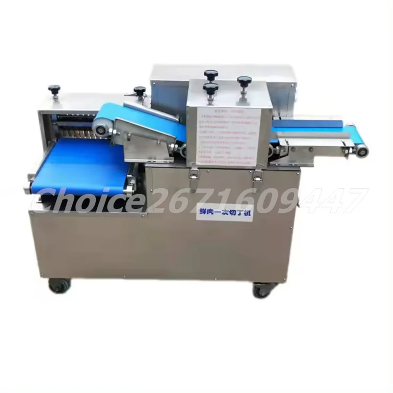 Fresh Meat Cube Dicing Machine Automatic Stainless Steel Meat Dicer Diced Meat Cutting Machine Fresh Meat Dicing Machine