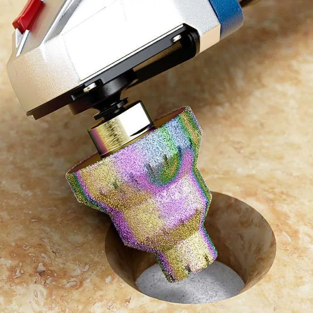 Coated Drill Bit 20-35-50mm For For M10 Angle Grinder For Tile Marble Stone Hole Opener Reamer Grinding Tool Masonry Drilling