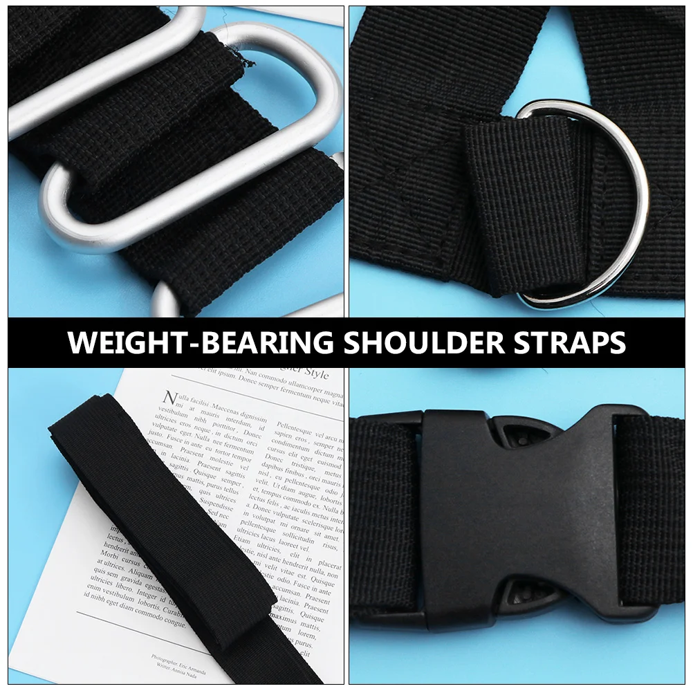 2 Pcs Training Belt Running Booster Exercise Straps Fitness Tank Tops Band Ribbon Vest Resistance Device