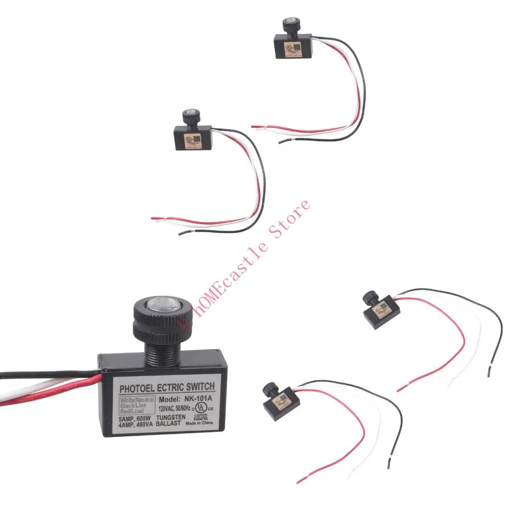 63HF 2Pcs Photocell Switches Waterproof Light Sensors Inductive Switches Module