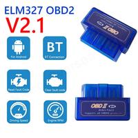 Mini Bluetooth ELM327 V2.1  2 II Scanner Code Reader Car Auto Diagnostic Tool