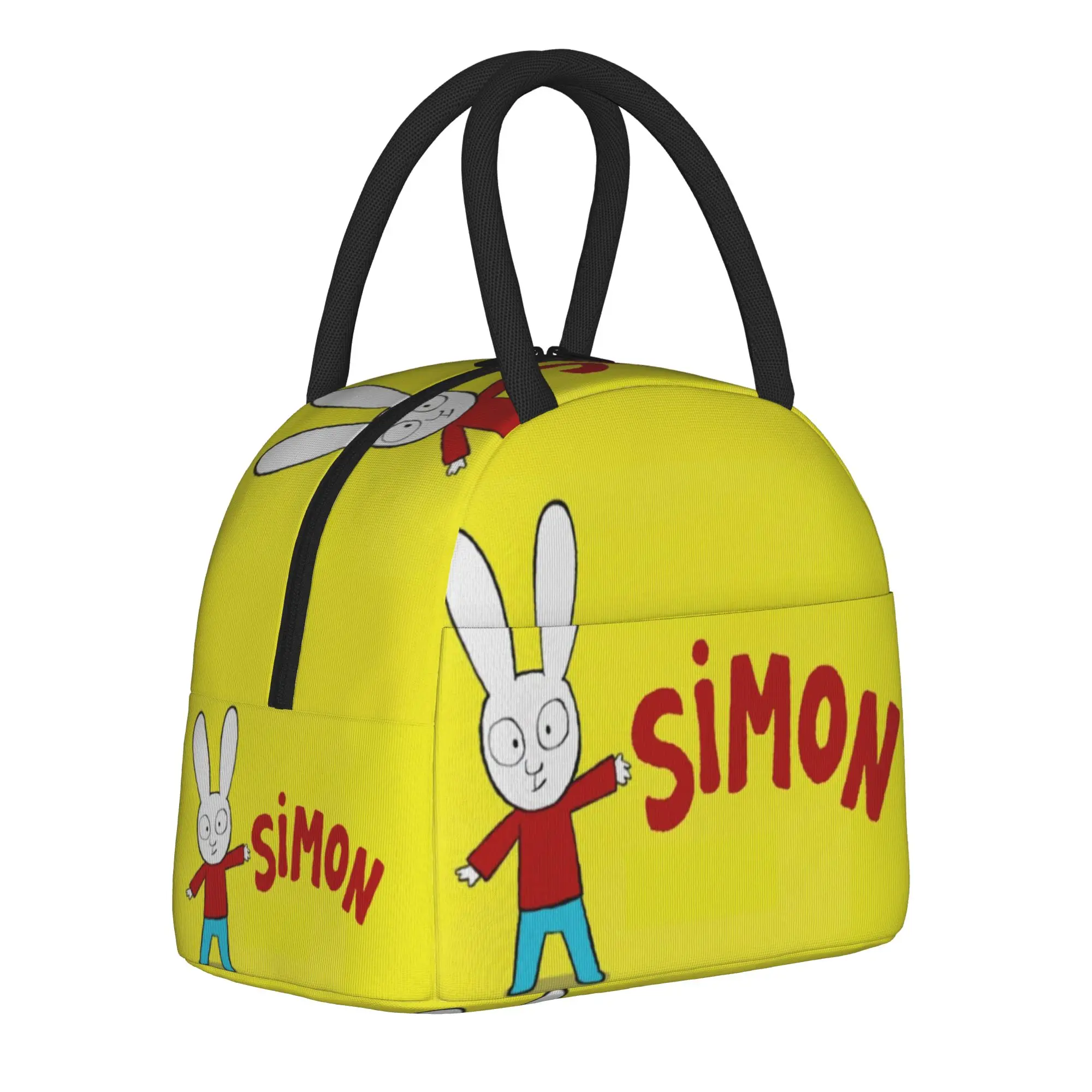 Simon Super Rabbit Merch Insulated Lunch Bag For School  Food Storage Bag Portable Thermal Cooler Bento Box