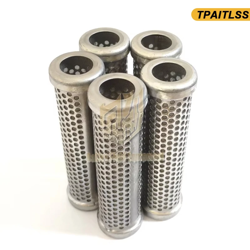 고품질 스프레이 기계 펌프 끝 액체 배출구 필터 스크린 스테인레스 스틸 액체 수집 밸브 케이지 920-004