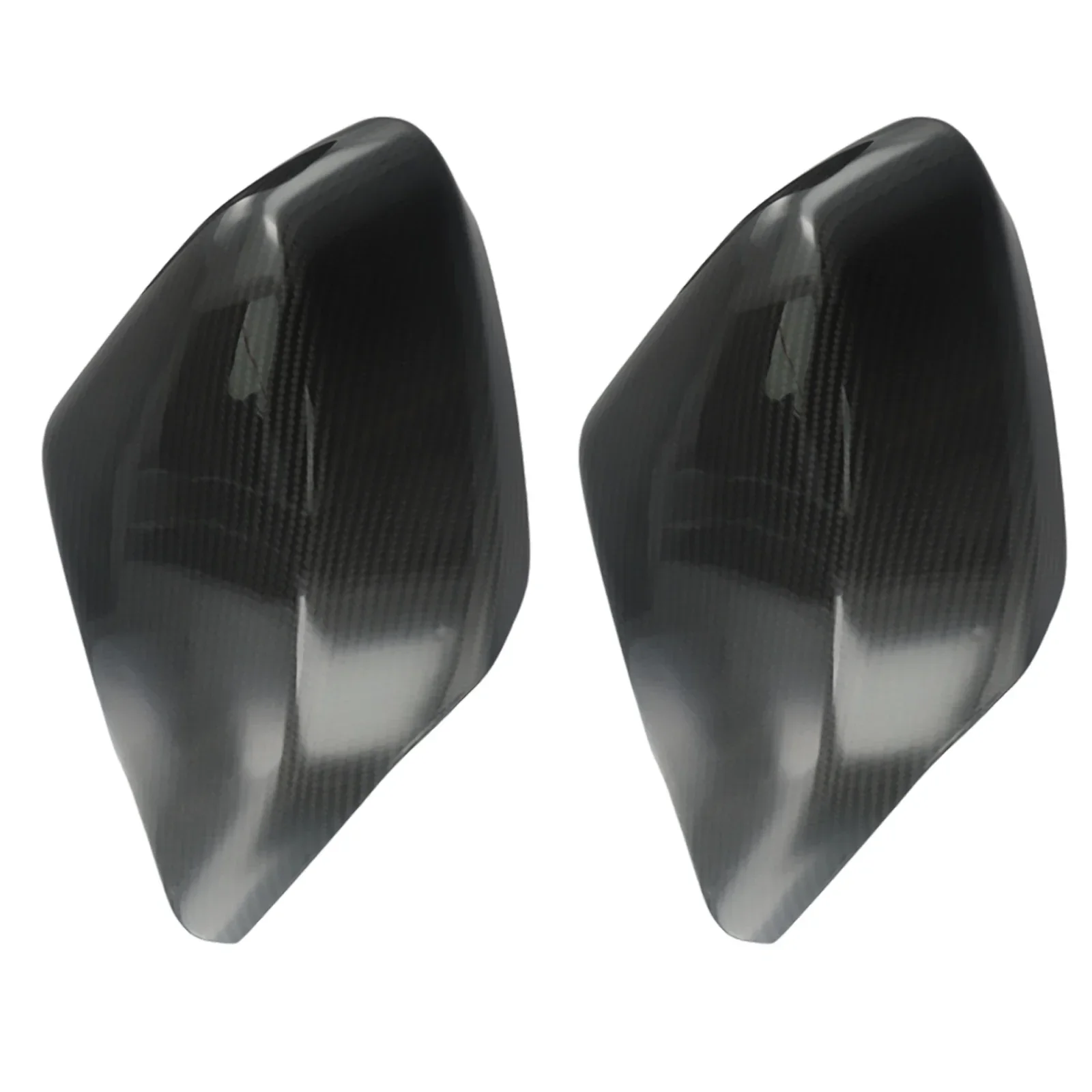 

Brand New Car Mirror Cover Carbon Fiber Rear View Mirror Waterproof Anti-rust Black Car Decoration Car Style None