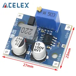LX8015 DC-DC Adjustable Step-down Power Module Input 5-80V To 1-62V 1.5A Power Converter Over XL7015 For Solar Energy Circuit