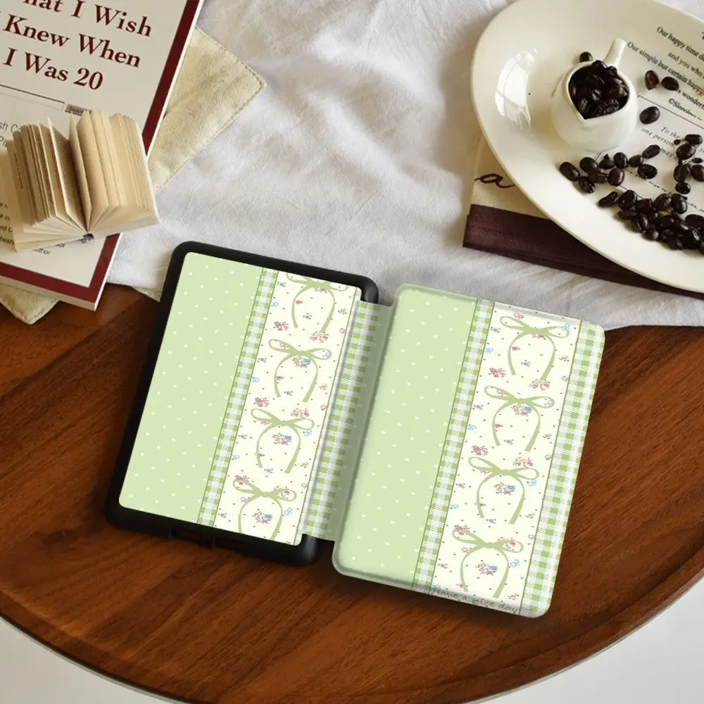 Green Pattern Clear Acrylic Case For 6