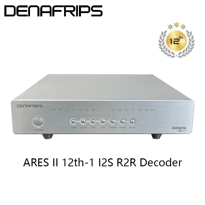 

Декодер DENAFRIPS ARES II 12th-1 I2S R2R, цифровой аудио DSD архитектура, Hi-Fi высококлассный звуковой декодер