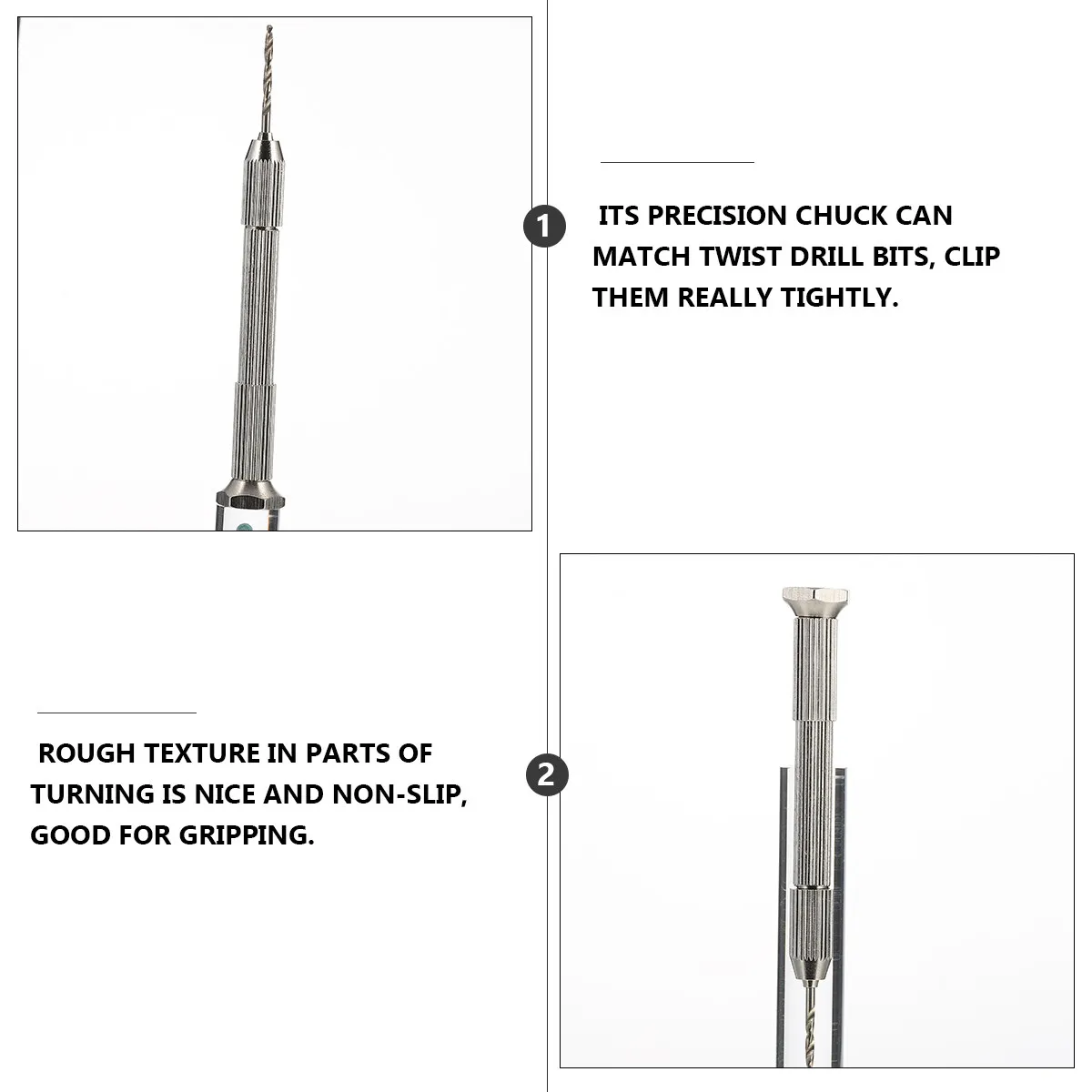 Hand Drill Drill Bits Set for Jewelry Keychain Pendant Making Hobby Woodworking Mini Rotary Tool Reliable Manual