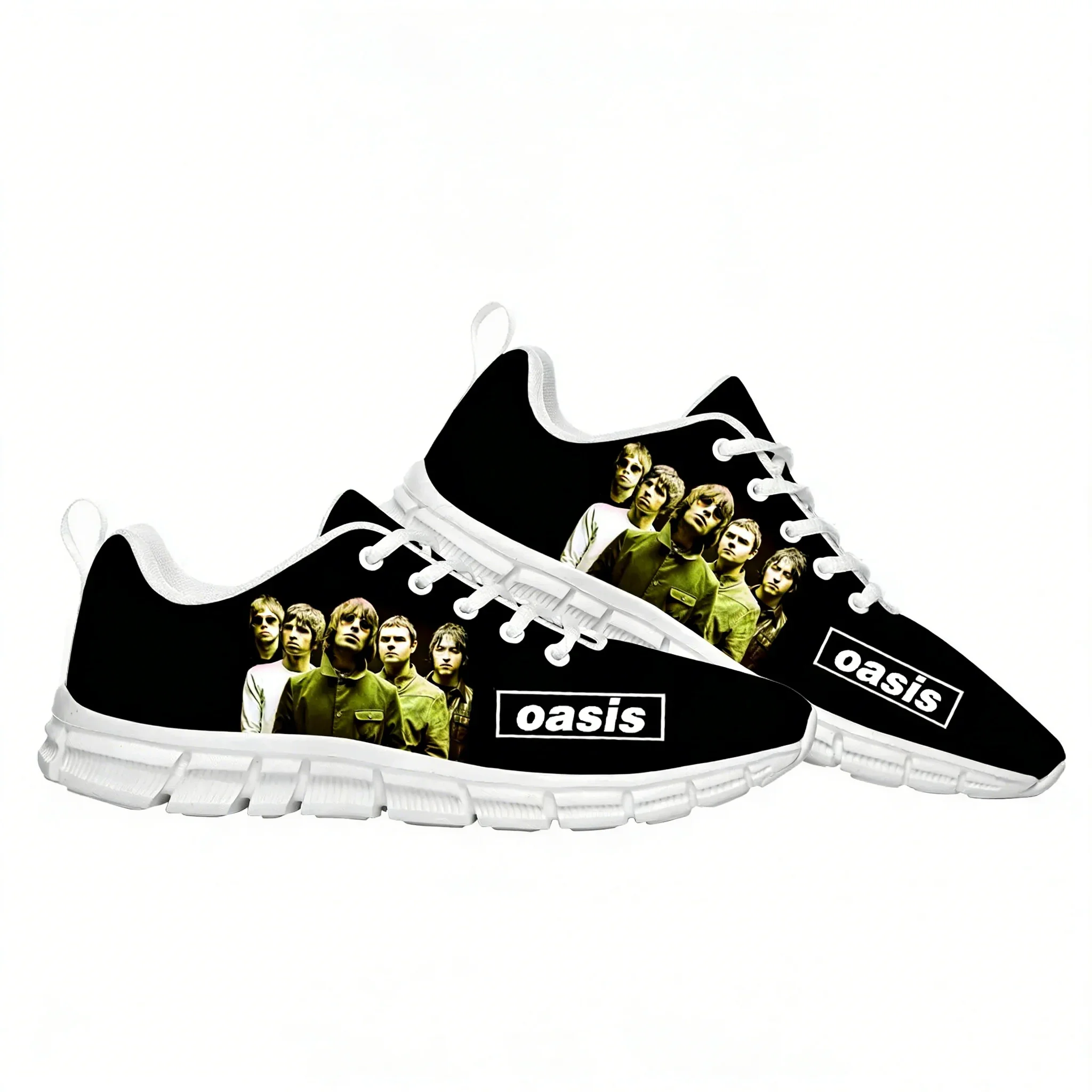 

Oasis Rock Band Sports Shoes Mens Womens Sneakers Lightweight Fashion Casual Hiking Sneaker Custom Built Shoes