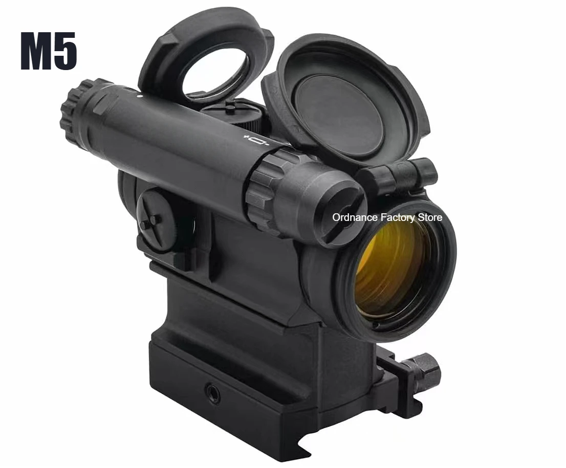 Airsoft M2/M4 M68 Red Dot Reflex Sight Hunting Scope 4MOA With Flip-up Lens Covers MK18 Mount Full Origianl Markings