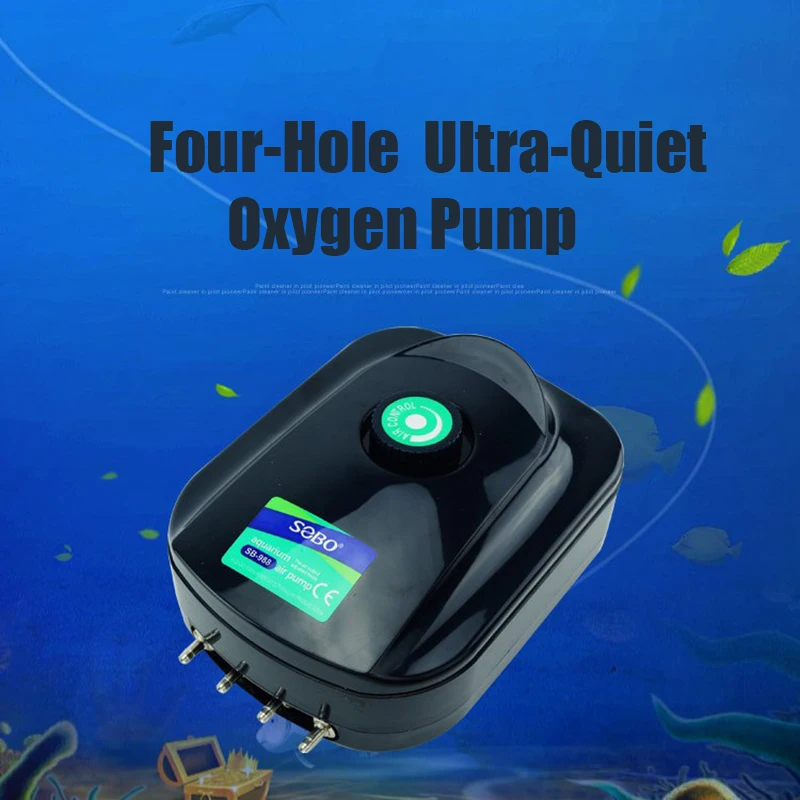 Quiet 220v 3-12W Air Pump Tank Oxygen Pump Fish Farming Aeration Pump Aquarium Supplies Air Pump Compressor Aquarium Air Pump