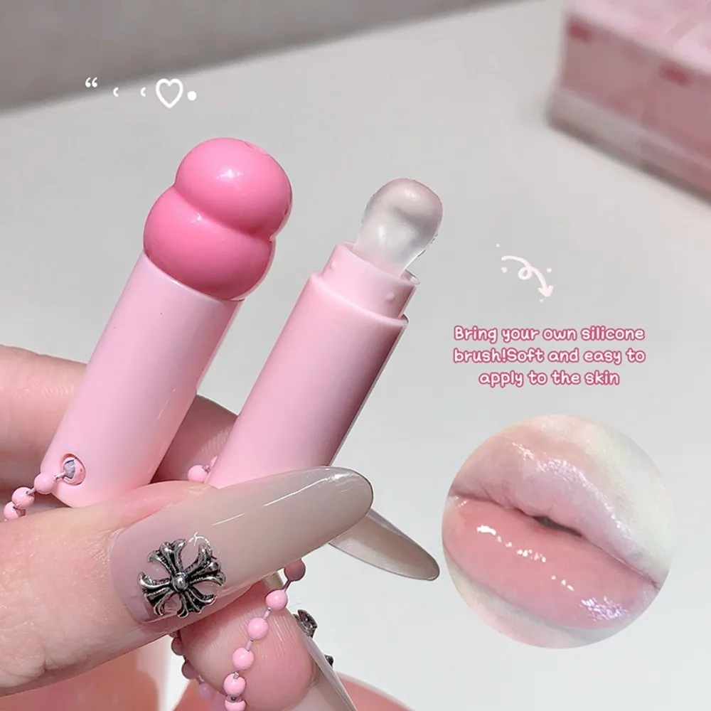 2-in-1 gladde lipverzorging lipgloss Hoogglans Gemakkelijk te drukken Langdurige helderheid Gemakkelijk aan te brengen lipgloss