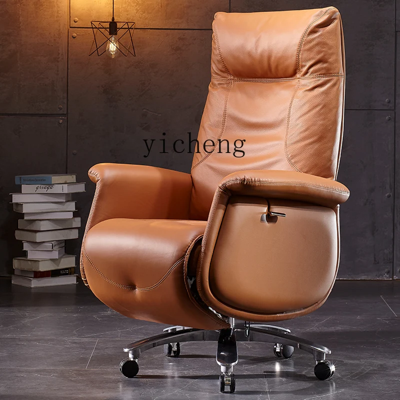 Zc Electric Boss Chair Reclining Leather Office Chair Home Comfortable Computer Chair