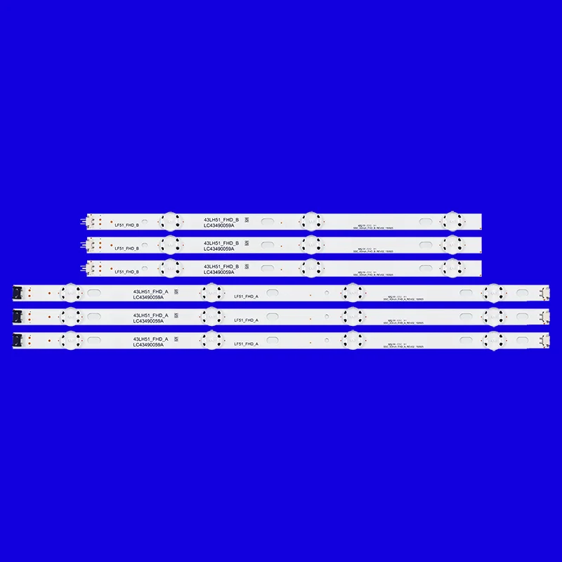 

5/10set LED backlight strip for 43LF510V 43LF5100 43LH5100 43LH5700 43LH570A 43LH520V 43LH590 43LJ515V 43LH510V 43LH570V