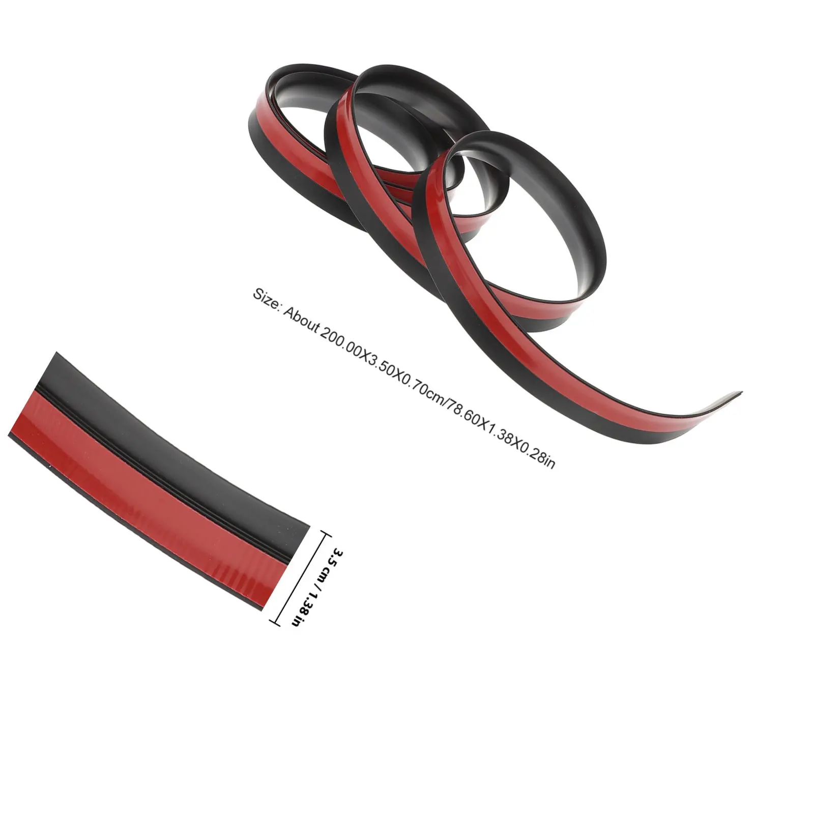 Floor Transition Strip PVC Self Adhesive Flexible Carpet Tile Edging Trim for Doorways Homes Hotels Restaurants Flooring Repair