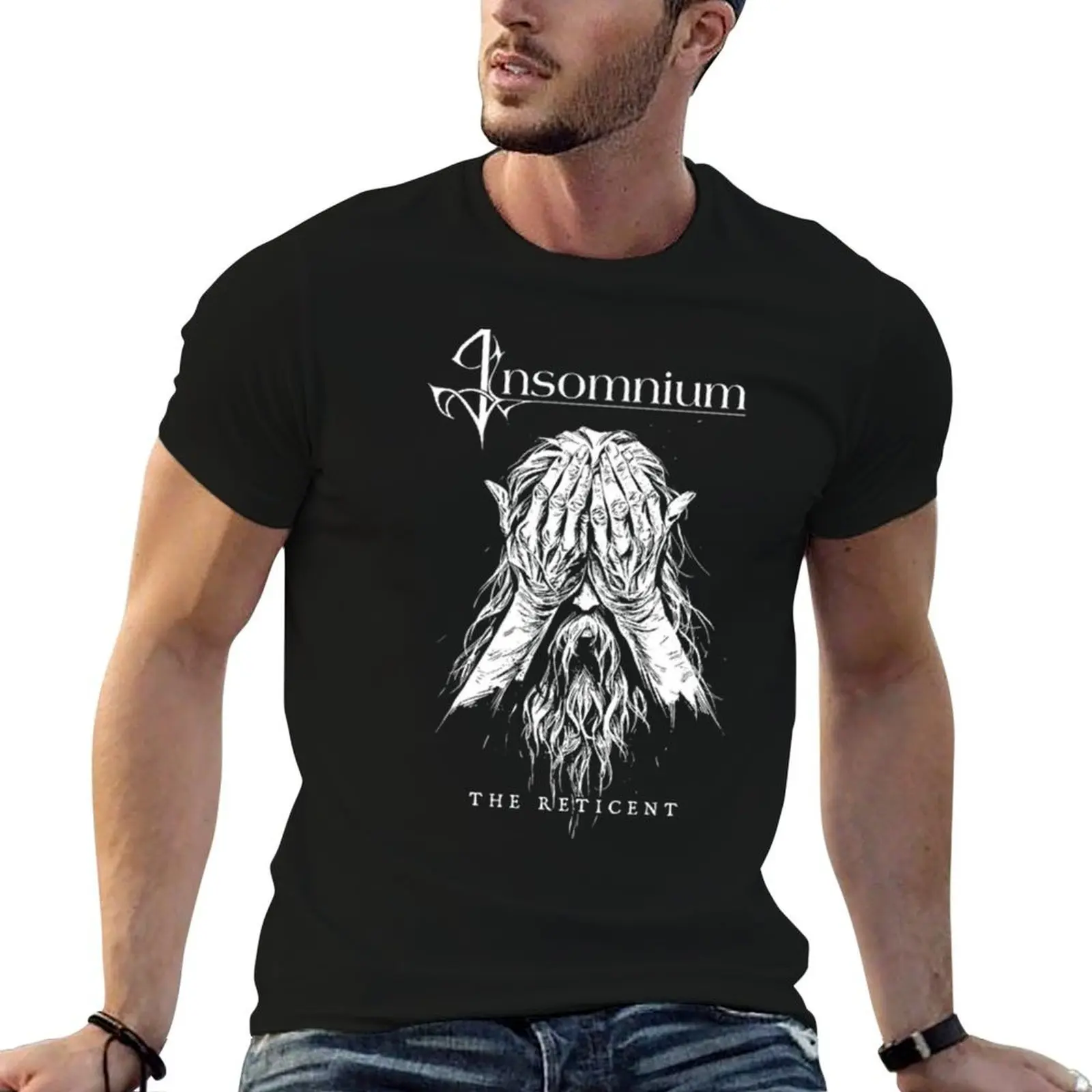 Insomnium T-Shirt topping blue archive mens t shirts casual stylish