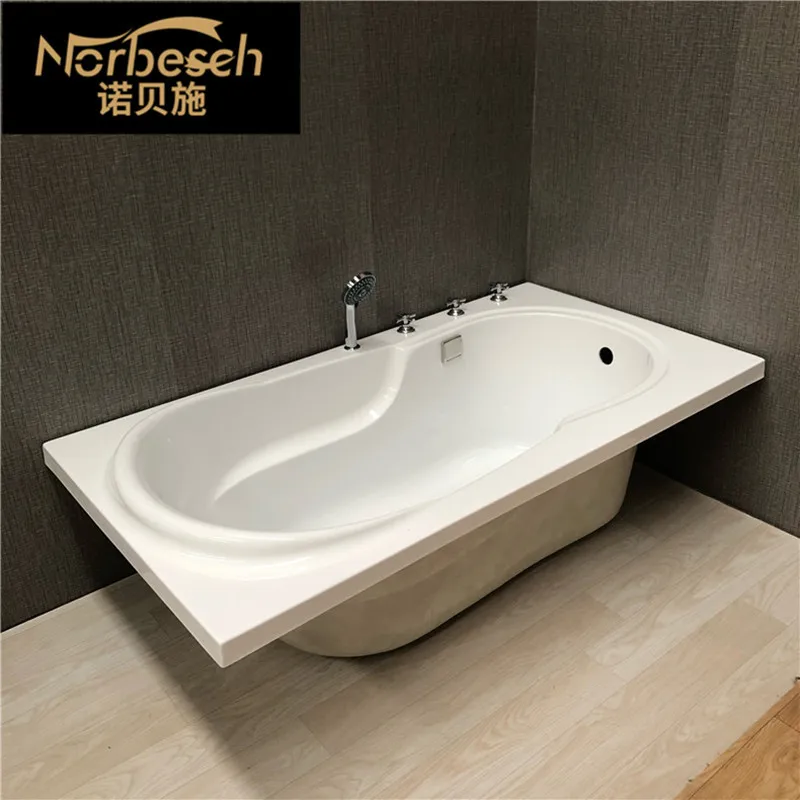 

Acrylic Bathtub Embedded Single Massage Surfing Project Hotel Wholesale Bathtub Ordinary Cylinder 1.5/1 Meters