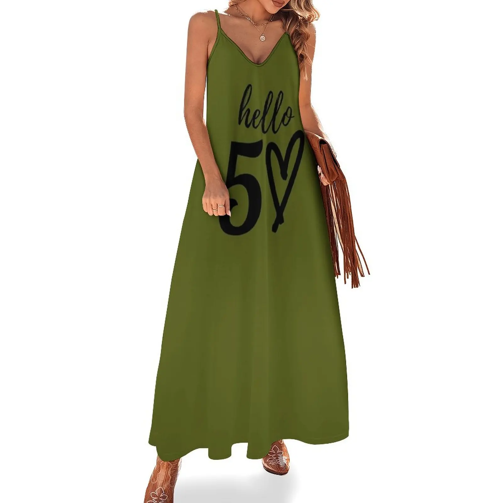 50th birthday Sleeveless Dress summer women's suit birthday dress Long dresses Long dress