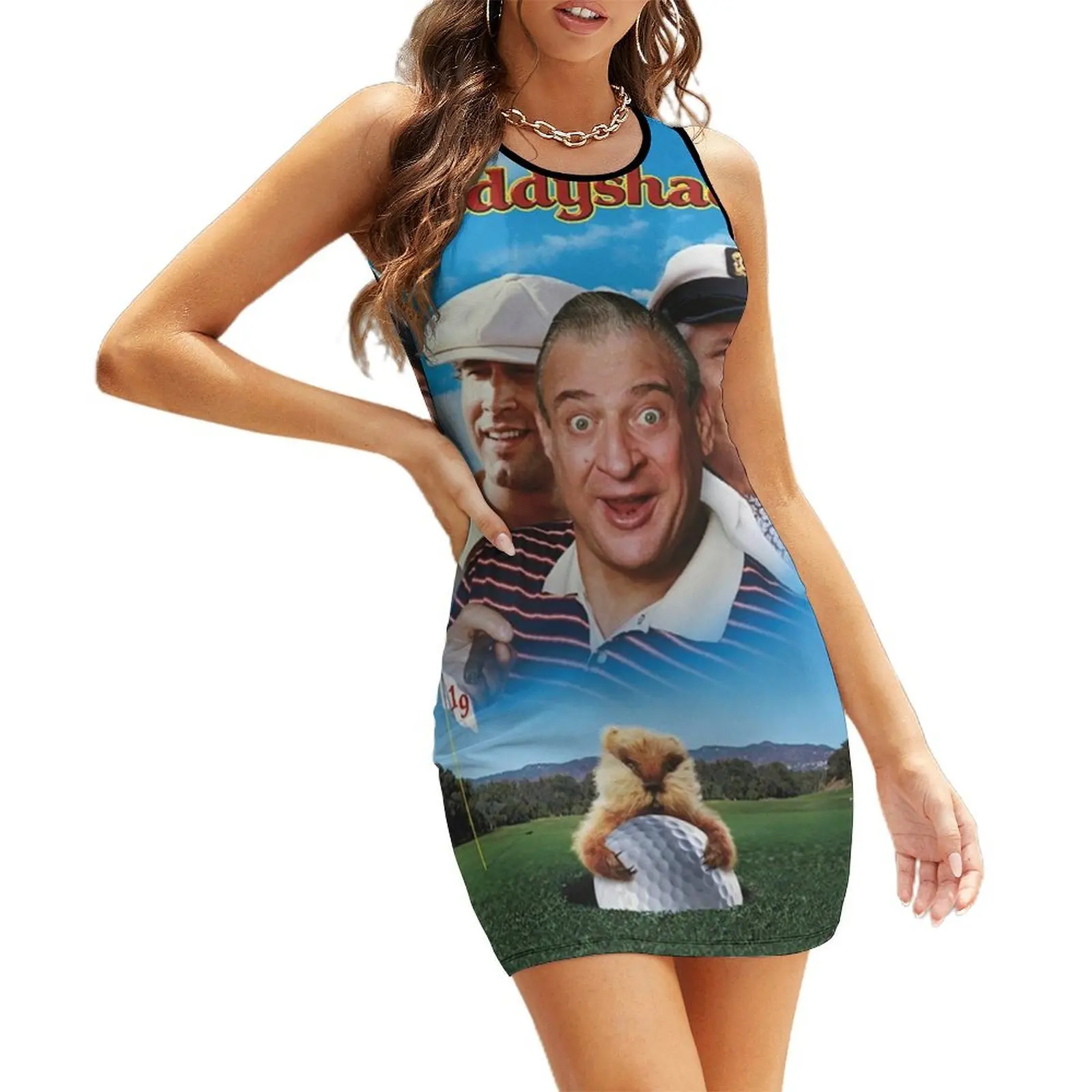 

Caddyshack Sleeveless Sundress party dress women elegant luxury elegant dresses for women Dress for pregnant women