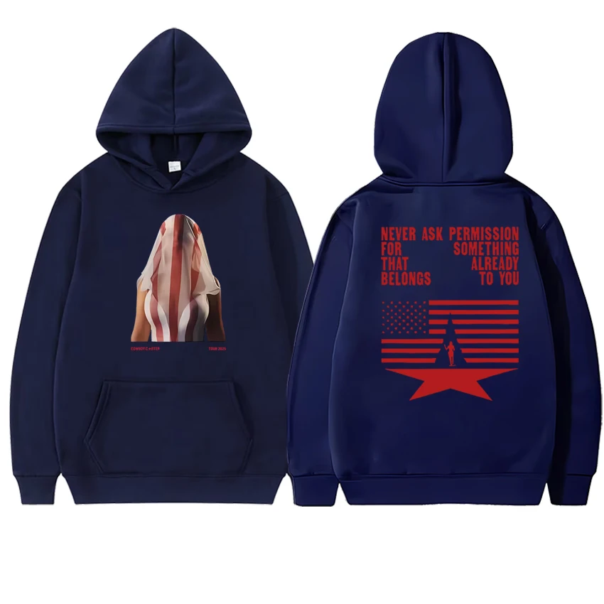 Hot Sale Beyonce Double Sided printed Sweatshirt 2025 Men women fashion Y2k Hoodies Unisex Casual Fleece Long sleeve pullover