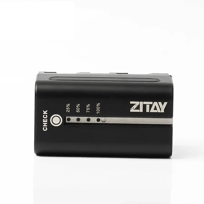 ZITAY Camera Rechargeable Battery for Sony NP-F750 F550 F570 F970 DCR-VX2100 DSR-PD150 FDR-AX1 Intelligent Touch Sensor Monitor