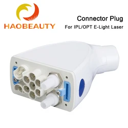 Haobeauty Connector Plug for IPL OPT E-Light YAG Laser Hair Removal Machine Install Handle Beauty Spare Parts