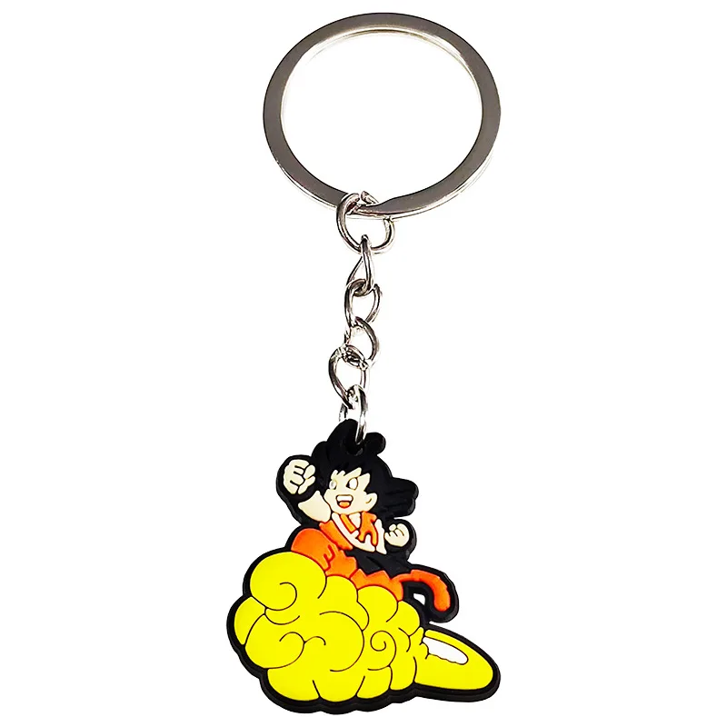 Dragon Ball Anime Son Goku Vegeta PVC Doll Cars Keychain Pendant for Men and Women Universal Decorative Products Accessory Gift