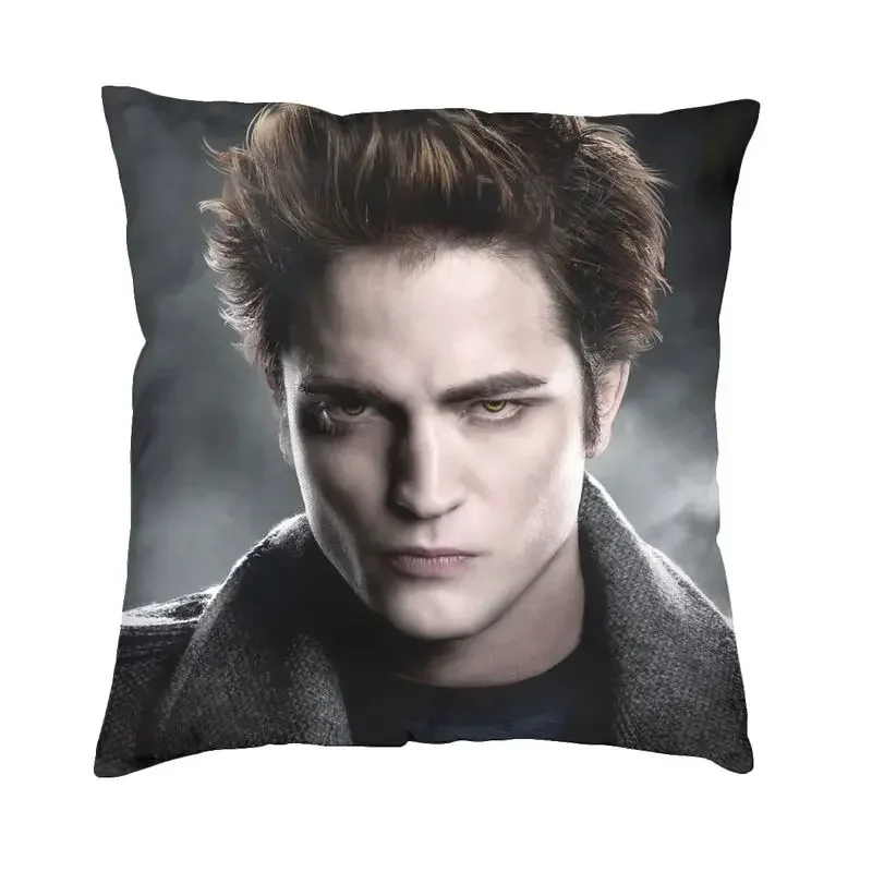 The Twilight Saga Edward Cullen Modern Pillow Cover Decoration Vampire Fantasy Film Car Cushion Case 3D Printing Sofa Cushions