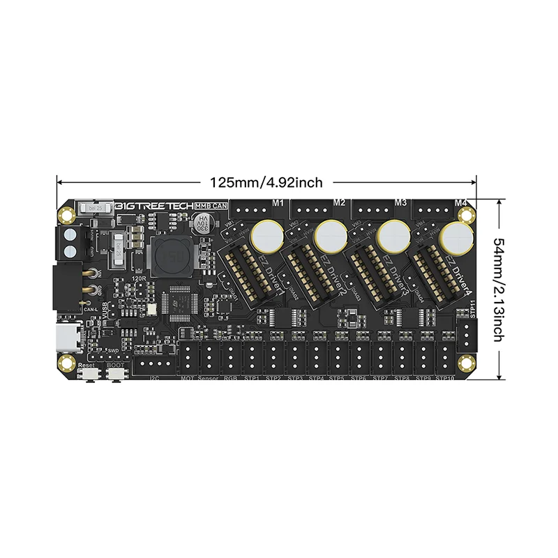 BIGTREETECH ERCF Control Board MMB CAN V1.0 Enraged Rabbit Carrot Feeder CAN BUS Open Source for Klipper Voron 3D Printer Parts